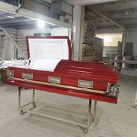 Ataúdes Funerarios de Madera Estilo Americano, Precio de China, Interior de Terciopelo