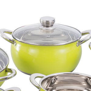 Лидер продаж, набор полезных красочных кастрюль и сковородок, посуда с Индукционным дном - Product Image 2