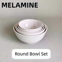 Bol de 4,5 pouces 100 % mélamine de qualité alimentaire, incassable et robuste, idéal pour les cadeaux, avec support de personnalisation du logo pour promotion