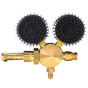 Régulateur d'azote haute pression de style américain 0-600 PSI Entrée CGA580 Vanne de réduction de pression en laiton pour usage industriel - Product Image 5