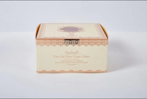 SGP ภาชนะใส่เค้กแบบใช้แล้วทิ้งที่หน้าต่างเคลือบด้านบรรจุภัณฑ์อาหารแบบไม่ต้องเสียภาษีกระดาษพิมพ์ลายนูน - Product Image 3