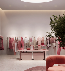 Espositore per <span class=keywords><strong>Boutique</strong></span> Femminile in Stile Artistico di Lusso Personalizzato con Illuminazione LED - Product Image 2