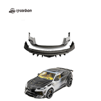 Fibre de carbone sèche de style MSY 2.0, génération 3K, finition polie, noir carbone pour pare-chocs arrière URUS