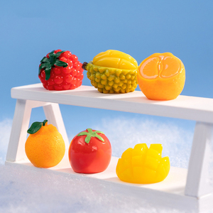 Miniaturas de Frutas Artificiales Realistas en 3D, Adornos de Resina para Casa de Muñecas, Manualidades Decorativas DIY - Product Image 2