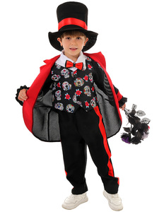 Nuevo Disfraz <span class=keywords><strong>de</strong></span> Halloween <span class=keywords><strong>de</strong></span> Diablo del Día <span class=keywords><strong>de</strong></span> <span class=keywords><strong>los</strong></span> <span class=keywords><strong>Muertos</strong></span> Unisex para Niños (Poliéster) para Fiesta - Product Image 2