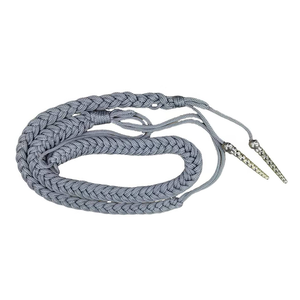 Factory Made High Quality Ceremonial 100% Polyester Double <b>Braided</b> Eco-Friendly Uniform Shoulder <b>Cord</b> - Product Image 4