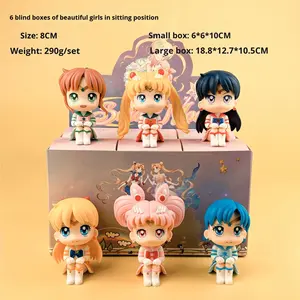 Tsukino Usagi <span class=keywords><strong>Sailor</strong></span> <span class=keywords><strong>Moon</strong></span> Figurine mignonne en PVC Poupée Frozen <span class=keywords><strong>Sailor</strong></span> <span class=keywords><strong>Moon</strong></span> Blind Box Figure Envoi immédiat Version Q en stock - Product Image 2