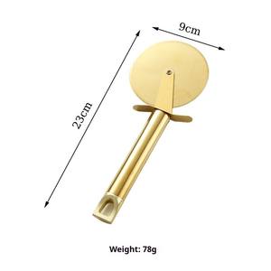 อุปกรณ์ทำพิซซ่าสแต<span class=keywords><strong>น</strong></span>เลสปลอดภัยสำหรับสัมผัสอาหาร มีดโรลเลอร์อเนกประสงค์สำหรับ<span class=keywords><strong>แซ</strong></span><span class=keywords><strong>น</strong></span><span class=keywords><strong>วิ</strong></span><span class=keywords><strong>ช</strong></span>และอาหารเคซาดิญ่า - Product Image 1