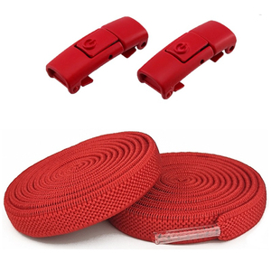 NOUVEAU Press <span class=keywords><strong>Shoe</strong></span> Buckle Lacets sans attache Lacets élastiques Sneaker Flat No Tie Shoelace Kids Adult Shoelace for Shoes - Product Image 6