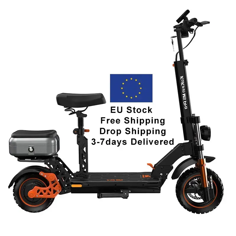 [מניות איחוד אירופי] משלוח חינם Kugoo קטנועים KuKirin M5 פרו חשמלי קטנוע עם מושב למבוגרים לילדים