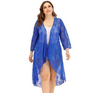 Vestido playero de encaje para mujer, caftán de <span class=keywords><strong>Crochet</strong></span> a la moda para playa y piscina, Sarong <span class=keywords><strong>2020</strong></span> - Product Image 2