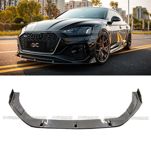 Sợi Carbon Front Bumper Lip <span class=keywords><strong>AE</strong></span> Phong Cách Cho Audi A5 S5 Rs5 B9 B9.5 2020 + Front Lip Cơ Thể Kit - Product Image 2