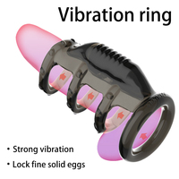 Estimulador de Punto G Bala Vibradora Funda para Pene Anillo Vibrador Retardante de Eyaculación Arnés con Dildo Accesorios de Bondage Sex Shop