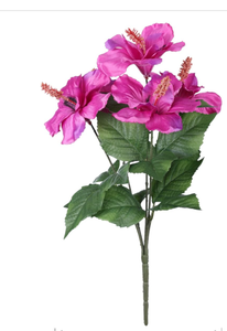 ดอกไม้ประดิษฐ์สำหรับกลางแจ้งพืชเทียม4มัดเหมือนจริงดอกไม้เขตร้อนดอกไม้ผ้าไหมทนรังสียูวี - Product Image 3