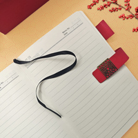 Ensemble cadeau de carnet d'affaires personnalisé, planificateur A5, carnet en cuir PU en gros, agenda de luxe personnalisé avec stylo, agenda relié cousu