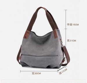 Nouveau sac hobo en toile tendance, sac bandoulière, sac messager, sac fourre-tout décontracté pour femmes - Product Image 6