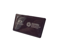 Carte NFC haut de gamme personnalisée en époxy + PVC 13,56 MHz EV1 étanche pour contrôle d'accès, porte-clés RFID avec balises UID modifiables