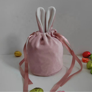 Hot Sale Handmade Christmas Party Gift Velvet Bunny Drawstring <strong>Bag</strong> Ornaments <strong>Easter</strong> Goodie <strong>Bags</strong> - Product Image 6