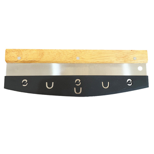 <span class=keywords><strong>Accessori</strong></span> professionali per il <span class=keywords><strong>forno</strong></span> della <span class=keywords><strong>Pizza</strong></span> Cutter per <span class=keywords><strong>Pizza</strong></span> in acciaio inox lama coltello con manico in legno - Product Image 3