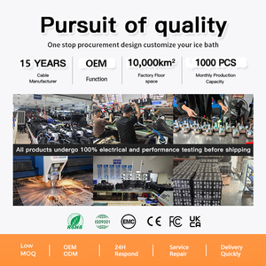 Mini refroidisseur d'eau avec compresseur en acier inoxydable 0,3 CV personnalisable, Wi-Fi, 110/220 V, pour bain de glace intérieur et extérieur - Product Image 6