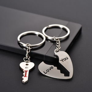 Sản Phẩm Mới Phổ Biến Nhất Ngày Valentine Món Quà Trái Tim Sgape Khóa Và Key Love Couple Móc Khóa - Product Image 2