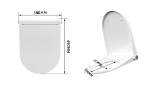 Luxury Smart <strong>Toilet</strong> Seat <strong>Sensor</strong> Open/close Lid LED <strong>Light</strong> Auto Heating Foam Blocking Smell Wc Lid Cover - Product Image 6