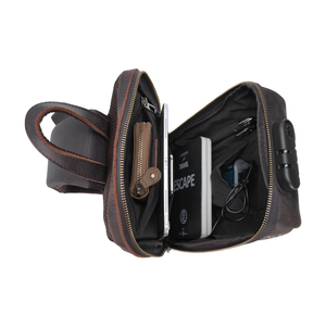Hommes Vintage Usb Port <span class=keywords><strong>De</strong></span> Charge Unique Épaule Antivol Véritable <span class=keywords><strong>Sac</strong></span> à <span class=keywords><strong>Bandoulière</strong></span> En <span class=keywords><strong>Cuir</strong></span> Avec Verrouillage Par Mot <span class=keywords><strong>De</strong></span> Passe - Product Image 6