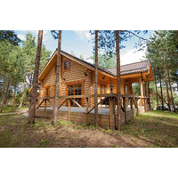 Cabane mobile en bois massif respirante de style asiatique pour l'extérieur, maison préfabriquée portable