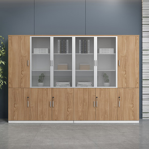 Bibliothèque multi-portes en panneaux de densité sur mesure, directement de l'usine, armoire de classement de bureau KEYA-0115, étagère en panneaux de densité KEYA-0115 - Product Image 5