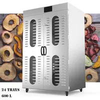 600L 24 rafları sebze ve meyve tepsi kurutucu dehydrator domates kurutma makinesi salata kurutma makinesi pirinç kurutma makinesi