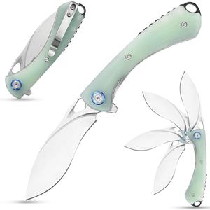 Mini Navaja de Bolsillo G10 con Hoja de Acero Inoxidable 14C28N, Multifuncional, EDC, para Camping, Senderismo, Actividades al Aire Libre, Bricolaje, OEM Disponible - Product Image 4