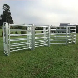 Steel Tube Material Stockyard For Cattle/Horse 2.1m High Grassland Used Portable Corral