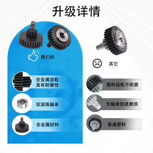 Engranaje reductor de transmisión de metal 3D Lin'ao para accesorios de impresora 3D Creality K1 Series - Product Image 2