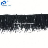 Tissu à coudre fait à la main ruban ruban frange plumes d'autruche garniture pour bricolage artisanat vêtements robe Costume chaussure accessoires fête maison