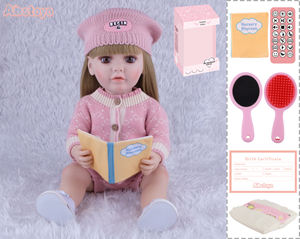 Poupée Reborn FiveStar de 56 cm en Vinyle et Caoutchouc, Jouet de Mode Réaliste pour Enfants, Idéale pour Lire des Histoires - Product Image 5