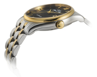 Montres mécaniques automatiques, date, alarme, analogique, acier inoxydable, mouvement NH35 personnalisé pour hommes, résistance à l'eau 5BAR