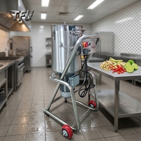 TFU Promo Panas 32L 50L Pengolah Makanan Industri Komersial Baja Tahan Karat 2200W 3000W Pemotong Buah Blender Penggiling Bawang Putih Daging