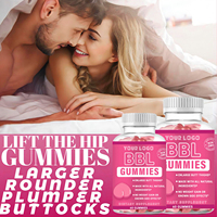 Gummies OEM pour femmes BBL : Vitamines pour l'amélioration et le raffermissement des fesses, lifting des hanches, et amélioration des fesses et des seins