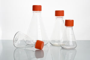 125 मिलीलीटर 250 मिलीलीटर 500 1000 मिली पॉली कार्बोनेट लैब त्रिकोणीय कोशिका संस्कृति हिलाएं। - Product Image 4