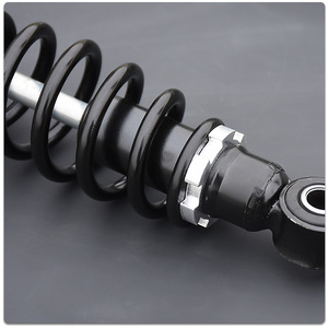 Amortiguador trasero de ajuste universal, ajustable para patinetes eléctricos y bicicletas, diseño de resorte engrosado - Product Image 1