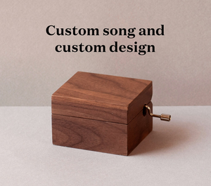 Cajas de Música de Madera de Diseño Moderno y Nostálgico, con Manivela, Función de Almacenamiento, Música Personalizable, Rectangulares, para Hogar u Oficina, Regalo Único - Product Image 4