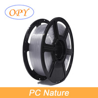 Filament PC OPY 1,75 mm 1 kg Haute transparence et résistance Matériel d'impression 3D Noir et couleur naturelle Filament en polycarbonate PC