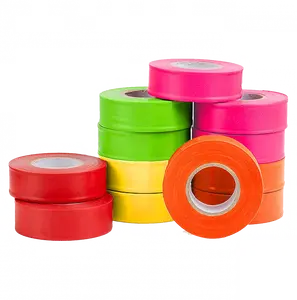 MANCAI High Visible Flagging Tape 25mm * 50M nicht klebendes PVC-Fluoreszenz-Flagging-Tape für die Vermessung der forst wirtschaft lichen Bergbau sicherheit