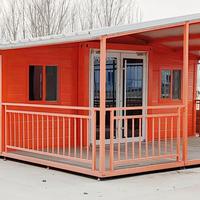 Maison de luxe moderne de 40 pieds sur 100 m², grande maison préfabriquée à 5 chambres, personnalisable, avec isolation acoustique écologique, maison conteneur extensible
