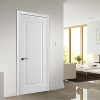 Portes intérieures en bois au design moderne, portes en bois massif pour résidences haut de gamme