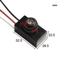 NK-B/E50 DC 12V-48V Saklar Kontrol Lampu Saklar Fotolistrik Sensor Senja hingga Fajar Saklar Kontrol Lampu LED