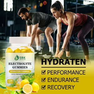 Premium Quality Hydration Support Gummies Lemon Taste Electrolyte Gummies Candy Improve Sport Performance Fitness <b>Supplement</b> - Product Image 6
