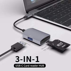 1 <span class=keywords><strong>SD</strong></span> 480 Mbps 1 TF 480 Mbps 1 USB-A 3.0 5 Gbps đầu đọc thẻ truyền dữ liệu Loại C Đầu đọc thẻ - Product Image 1