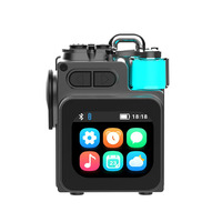 Mini haut-parleur portable intelligent créatif avec écran tactile, fonctions bruit blanc et RGB, système audio subwoofer – Idéal comme cadeau