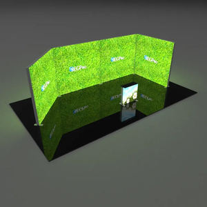 Portátil Modular Nuevo diseño Venta al por mayor Marco de aluminio SEG 10x10ft Tela de poliéster Tradeshow Expo Exposición Trade Show Stand - Product Image 4